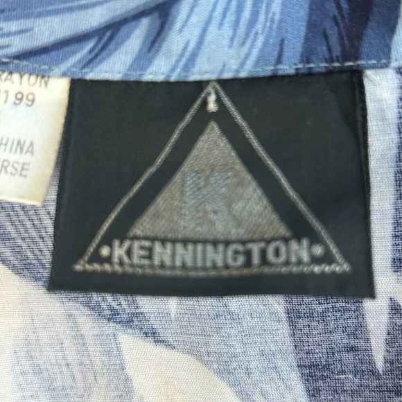 Kennington Vintage Men's Hawaiian Floral Short Sleeve Camp Shirt Size Large - Picture 3 of 7